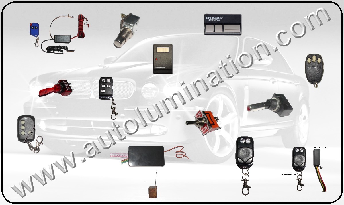 Programmable Remote Control  & Switches for Garage Door